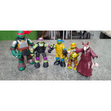 Lote 5 Bonecos Tartarugas