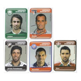 Lote 5 Figurinhas Autografadas Campeonato Brasileiro 2011