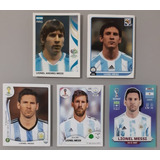 Lote 5 Figurinhas Messi