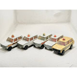 Lote 5 X Matchbox lesney Rolamatics No 20 White Police