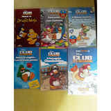 Lote 6 Livros Disney Club Penguin Infantil