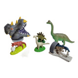 Lote 6 Miniaturas Dinossauros 4 São Mc Donalds Usados