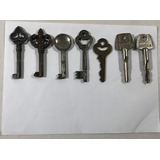 Lote 7 Chaves Antigas 6 5 Cm Lote 40