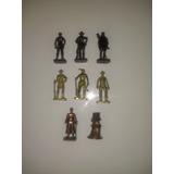 Lote 8 Miniaturas Kinder Ovo Soldado Guerreiro Índio Metal