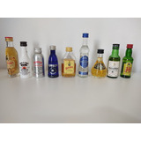 Lote 9 Miniaturas Bebidas Alcoólicas Diversas
