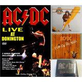 Lote Acdc Dvd Live Donington Legendado + 3 Cd's Digipack