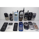 Lote Aparelhos Celular Antigo 14 Telefones Motorola Samsung