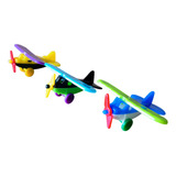 Lote Aviões Miniatura Plastico Coloridos Antigos Lt 08