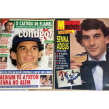 Lote Ayrton Senna Revista Jornais Calendário