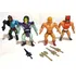Lote Boneco He-man, Esqueleto, Zodac E Mandíbula Motu Mattel