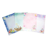 Lote C 4 Mini Papel De Carta Notas Bichinhos Encantados