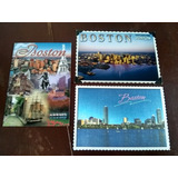 Lote Cartões Postais Boston Massachusetts Eua