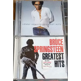 Lote Cd Importado   Bruce Springsteen   Lenny Kravitz
