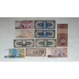 Lote Cedulas 10 Brasileiras Cruzeiros Diversas Bc 007