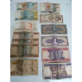 Lote Cedulas Antigas Nacionais