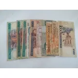 Lote Cedulas Antigas Nacionais