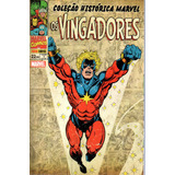 Lote Coleção Histórica Marvel Os Vingadores N 01 02 03 04 Em Português Editora Panini Formato 17 X 26 Capa Mole 2014 Bonellihq Jul24