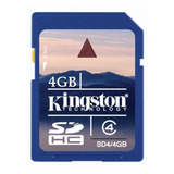 Lote Com 10 Cartão De Memoria Sd Kingston 4gb Original