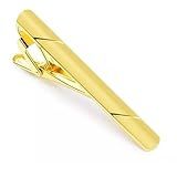 Lote Com 10 Prendedor De Gravata Em Metal Ref 471 Dourado 6cm 