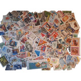 Lote Com 1000 Selos Universais Diferentes Carimbados