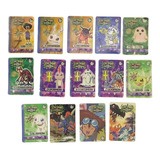 Lote Com 14 Cards Antigos Digimon Ligmon Elma Chips