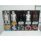 Lote Com 5 Bonecos Star Wars 30cm Hasbro Troopers Evolution