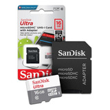 Lote Com 5 Cartão De Memoria 16gb Original Sandisk