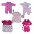 Lote Com 5 Roupinhas Para Bebê Reborn Tamanho P