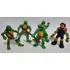 Lote Com 5 Tartarugas Ninja Bonecos Coleçao Brinquedo