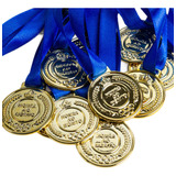 Lote Com 50 Medalhas Honra Ao Mérito Pequena Pódio Premiar