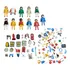 Lote Com Acessórios E Bonecos Playmobil Da Troll