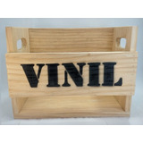 Lote De 3 Caixa Organizadora P Disco De Vinil Lp Em Madeira