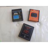 Lote De 3 Cartuchos Atari 2600 Spider, Combat E Space Jockey