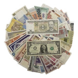 Lote De 50 Cédulas Estrangeiras - Todas Diferentes E Lindas
