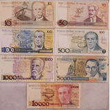 Lote De 7 Notas
