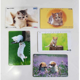 Lote De Cartões Telefônicos Japoneses - Gatos E Outros
