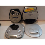 Lote De Discman Sony aiwa philips cd Portátil leia