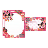 Lote De Papel De Carta Importad Japão Disney Mickey Minnie 2