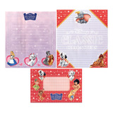 Lote De Papel De Carta Importado Disney Diversos Personagens