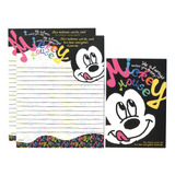 Lote De Papel De Carta Importado Japão Disney Mickey Mouse