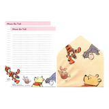 Lote De Papel De Carta Importado Japão Disney Ursinho Pooh 2