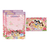 Lote De Papel De Carta Importado Japão Princesas Disney