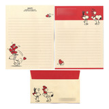 Lote De Papel Papéis De Carta Importado Do Japão Snoopy 11