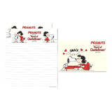 Lote De Papel Papéis De Carta Importado Do Japão Snoopy 13