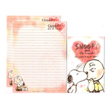 Lote De Papel Papéis De Carta Importado Do Japão Snoopy 14