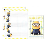 Lote De Papel Papéis De Carta Importado Japão Minions Minion