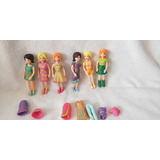 Lote De Polly Poket Antigo Com Roupinhas