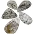 Lote De Quartzo Grafitado Lapidação Cabochão - Grafite Preto