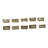 Lote De Topázio Imperial Baguete 5mm X 2 5mm 10 Pedras 
