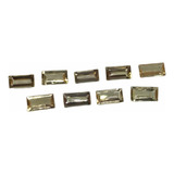 Lote De Topázio Imperial Baguete 5mm X 2 5mm 9 Pedras 